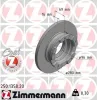 Bremsscheibe Hinterachse ZIMMERMANN 250.1358.20