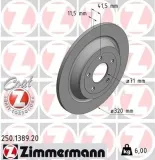 Bremsscheibe ZIMMERMANN 250.1389.20