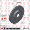 Bremsscheibe Vorderachse ZIMMERMANN 250.1396.52