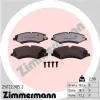 Bremsbelagsatz, Scheibenbremse Vorderachse ZIMMERMANN 25022.985.2