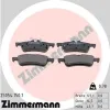 Bremsbelagsatz, Scheibenbremse Hinterachse ZIMMERMANN 25054.150.1
