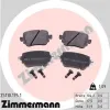 Bremsbelagsatz, Scheibenbremse Hinterachse ZIMMERMANN 25110.175.1