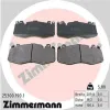 Bremsbelagsatz, Scheibenbremse Vorderachse ZIMMERMANN 25300.190.1