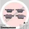 Bremsbelagsatz, Scheibenbremse Hinterachse ZIMMERMANN 25353.165.1