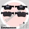 Bremsbelagsatz, Scheibenbremse Vorderachse ZIMMERMANN 25506.180.1