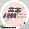 Bremsbelagsatz, Scheibenbremse Vorderachse ZIMMERMANN 25757.175.2