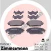 Bremsbelagsatz, Scheibenbremse Vorderachse ZIMMERMANN 25875.160.1