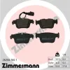 Bremsbelagsatz, Scheibenbremse Hinterachse ZIMMERMANN 26206.160.1
