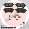 Bremsbelagsatz, Scheibenbremse Hinterachse ZIMMERMANN 26265.175.2