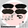 Bremsbelagsatz, Scheibenbremse Vorderachse ZIMMERMANN 26407.190.2