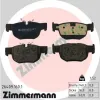 Bremsbelagsatz, Scheibenbremse Hinterachse ZIMMERMANN 26409.160.1
