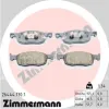 Bremsbelagsatz, Scheibenbremse Vorderachse ZIMMERMANN 26444.170.1