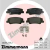 Bremsbelagsatz, Scheibenbremse Hinterachse ZIMMERMANN 26484.155.2