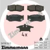 Bremsbelagsatz, Scheibenbremse Vorderachse ZIMMERMANN 26710.150.2