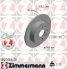 Bremsscheibe Hinterachse ZIMMERMANN 280.3164.20