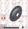 Bremsscheibe Hinterachse ZIMMERMANN 280.3185.52