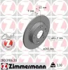 Bremsscheibe Hinterachse ZIMMERMANN 280.3186.20
