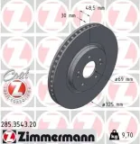 Bremsscheibe Vorderachse ZIMMERMANN 285.3543.20