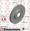 Bremsscheibe Vorderachse ZIMMERMANN 290.2263.20
