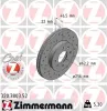 Bremsscheibe Vorderachse ZIMMERMANN 320.3803.52