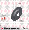 Bremsscheibe Hinterachse ZIMMERMANN 320.3810.52