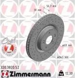 Bremsscheibe ZIMMERMANN 320.3820.52