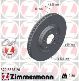 Bremsscheibe Vorderachse ZIMMERMANN 320.3828.20