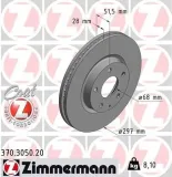 Bremsscheibe ZIMMERMANN 370.3050.20