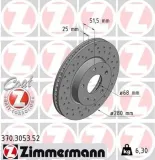 Bremsscheibe ZIMMERMANN 370.3053.52