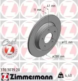 Bremsscheibe ZIMMERMANN 370.3079.20