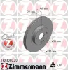 Bremsscheibe Vorderachse ZIMMERMANN 370.3080.20