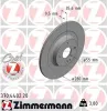 Bremsscheibe Hinterachse ZIMMERMANN 370.4402.20