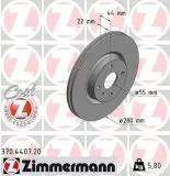 Bremsscheibe ZIMMERMANN 370.4407.20