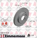 Bremsscheibe Vorderachse ZIMMERMANN 400.1413.20
