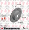 Bremsscheibe Hinterachse ZIMMERMANN 400.1420.52