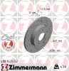 Bremsscheibe Vorderachse ZIMMERMANN 400.1425.52