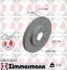 Bremsscheibe Vorderachse ZIMMERMANN 400.1426.20