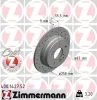 Bremsscheibe Hinterachse ZIMMERMANN 400.1427.52