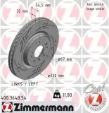 Bremsscheibe Vorderachse links ZIMMERMANN 400.3648.54