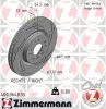 Bremsscheibe Vorderachse rechts ZIMMERMANN 400.3648.55