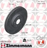 Bremsscheibe Vorderachse links ZIMMERMANN 400.3649.54