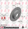 Bremsscheibe Hinterachse ZIMMERMANN 400.3655.20