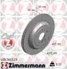 Bremsscheibe Hinterachse ZIMMERMANN 400.3663.20