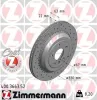 Bremsscheibe Hinterachse ZIMMERMANN 400.3663.52