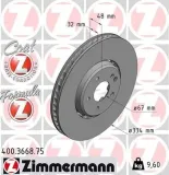 Bremsscheibe ZIMMERMANN 400.3668.75