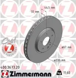 Bremsscheibe ZIMMERMANN 400.3673.20