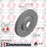 Bremsscheibe ZIMMERMANN 400.3676.20