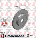 Bremsscheibe ZIMMERMANN 400.3677.20