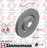 Bremsscheibe Vorderachse ZIMMERMANN 400.3683.20