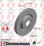 Bremsscheibe Vorderachse ZIMMERMANN 400.3683.20